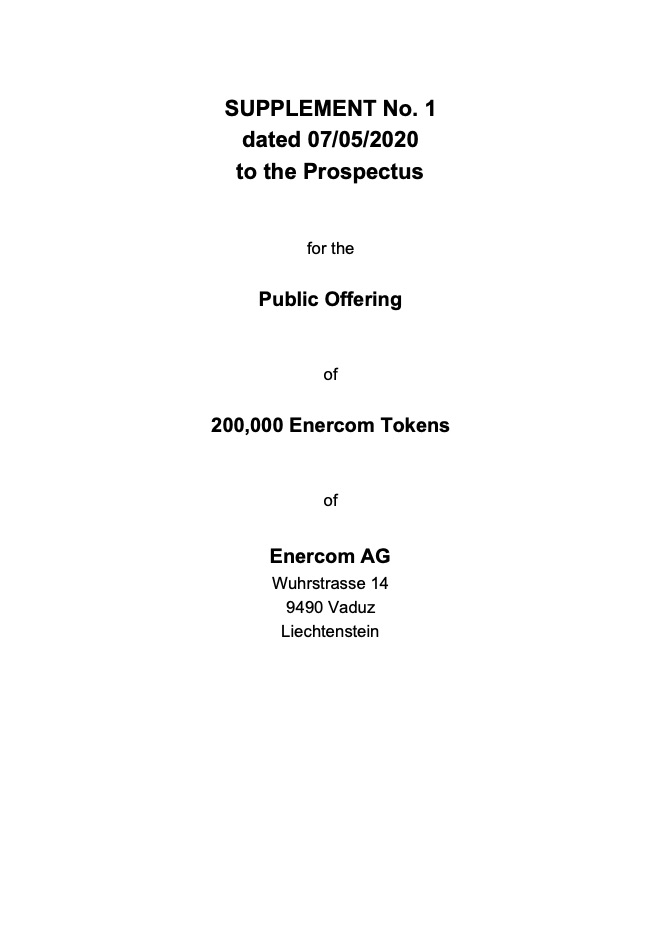 Nachtrag Nr.1_Prospectus_Enercom AG_KI